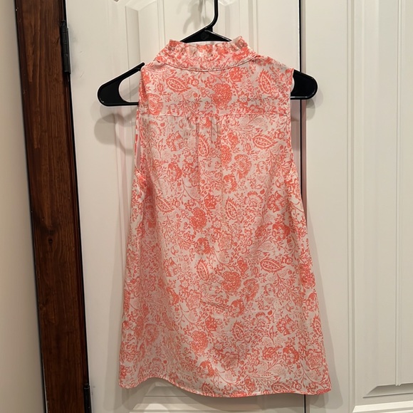 Pink Paisley, JCrew, sleeveless blouse, size 2 - Picture 5 of 5
